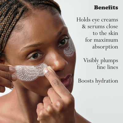 Model using Dieux Winged Forever Eye Mask