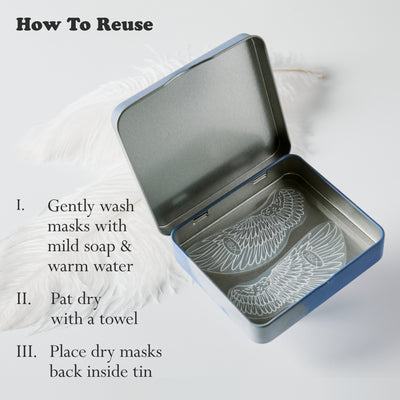 How to reuse infographic for Dieux Winged Forever Eye Mask